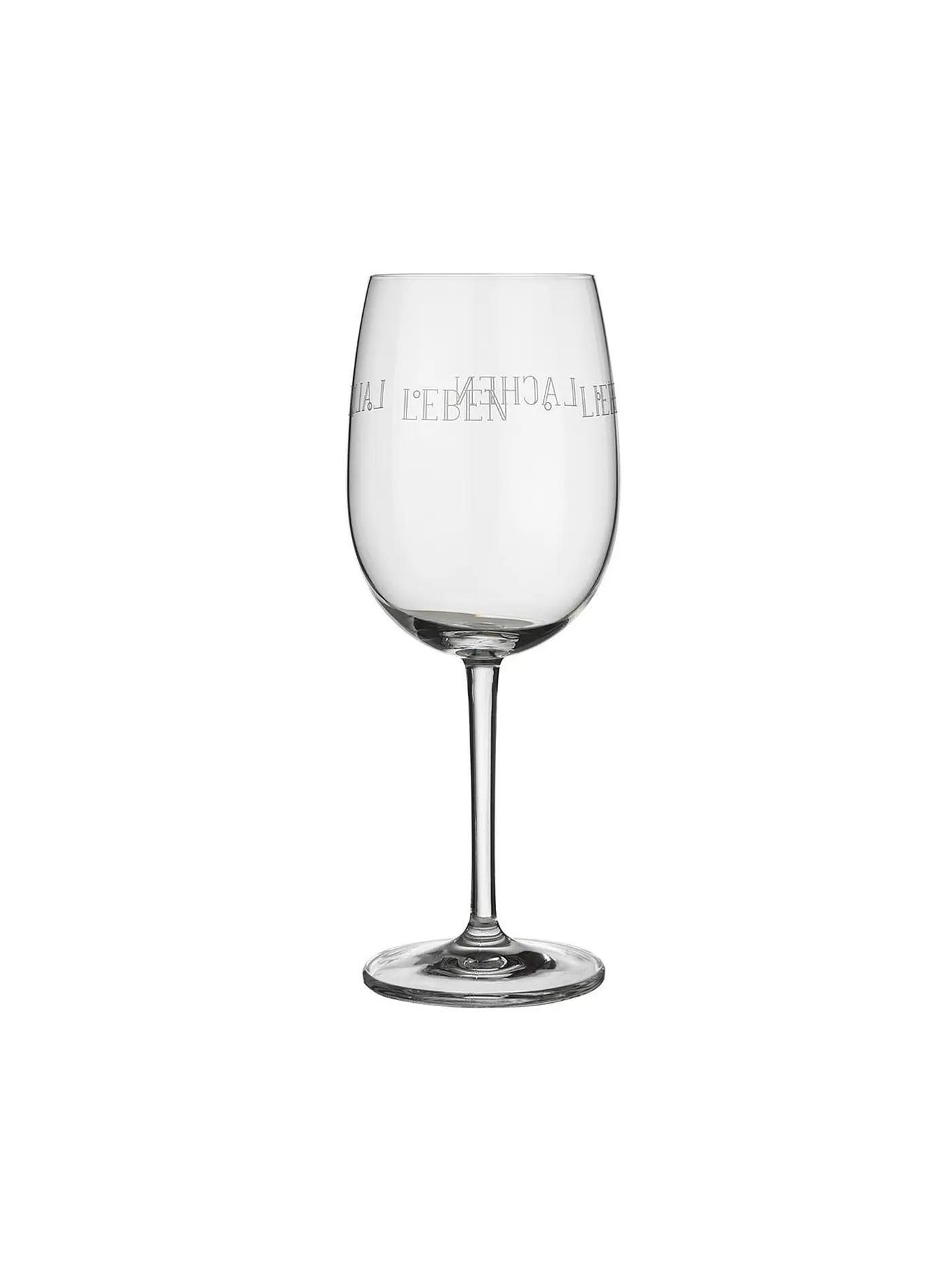 RAEDER | DINING Weinglas Lass uns einen zwitschern | transparent